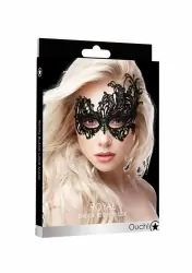 Кружевная маска на глаза открытого типа Princess Black Lace Mask