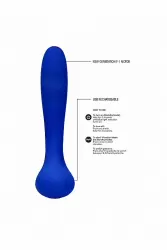 Вибромассажер для точки G или простаты Finesse (синий)