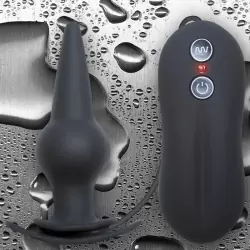 Анальная пробка с вибрацией Tinglers Plug II – черная