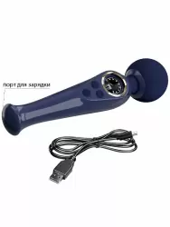 Гибкий вибратор Baile Skyler, с LED-дисплеем, 10 режимов, силикон