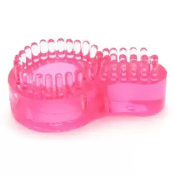 Эрекционное кольцо Super Stretch Stimulator Sleeve - Noduled – розовый