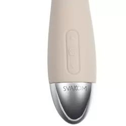 Сенс-вибратор G-точки Lisa включающийся от прикосновений – бежевый