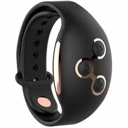 Ребристое виброяйцо Dream Love ANNE S DESIRE EGG WIRLESS TECHNOLOGY WATCHME BLACK / GOLD, с пультом Д/У, 8,5 см, 7 режимов, силикон