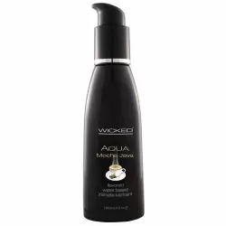 Съедобный лубрикант со вкусом кофе Мокко Wicked Aqua Mocha Java - 120 мл