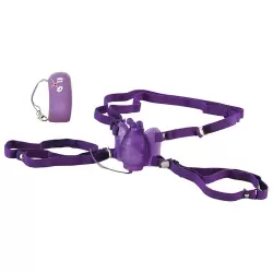 Стимулятор клитора на ремнях Remote Waterproof Venus Butterfly