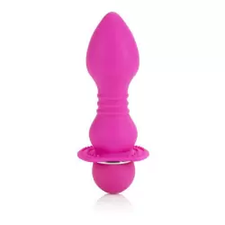 Оригинальная анальная пробка с вибрацией Booty Call Booty Player – розовый