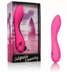 Изогнутый вибратор Surf City Centerfold, с функцией Power Boost, 16 см, силикон, розовый
