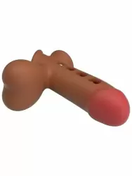 Насадка удлинитель Baile Tyronn, с подхватом мошонки, с воздушным мешочком