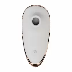 Розовый стимулятор клитора K-King: 10.5 см, 3 режима всасывания, силикон