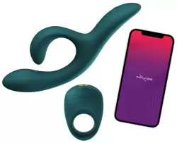 Набор We-Vibe Date Night: Вибратор-кролик Nova 2 и эрекционное виброкольцо Pivot