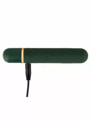 Роскошная вибропуля Emerald Love Luxurious, 12,6 см, 10 режимов, зеленый