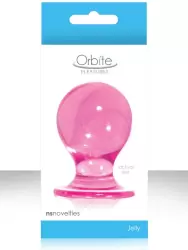 Большая анальная пробка Orbite Pleasures - Pink