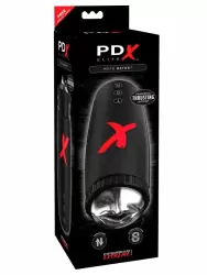 Реалистичный автоматический мастурбатор Pipedream PDX Elite Moto-Bator, 23 см, ротик, черный