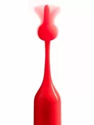 Точечный стимулятор клитора Romp Pop, 3 режима, 14,3 см, красный