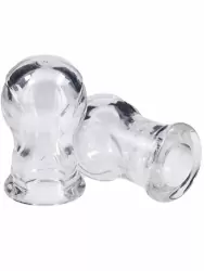 Зажимы на соски Doc Johnson MERCI TWEAK, вакуумные, прозрачные