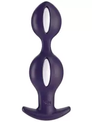 Анальные шарики Fun Factory B BALLS, со смещенным центром тяжести, 12,5 см, фиолетовый