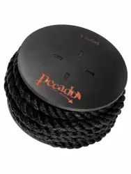 Веревка для фиксации Pecado BDSM, на катушке, хлопок, 5 м, черная