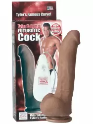 Фаллоимитатор на присоске с вибрацией Tyler Knight's Futurotic Cock