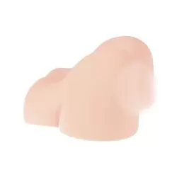 Реалистичный мастурбатор Olivia Say вагина и анус с вибрацией, ротацией и звуком – телесный