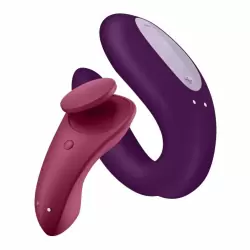 Набор для пар от Satisfyer: вибратор для пар Double Joy и вибратор в трусики Sexy Secret