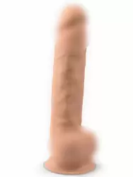 Реалистичный фаллоимитатор SILEXD Model 1, 38 см, силикон, телесный