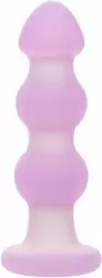 Элегантная анальная вибропробка LAVENDER HAZE BEADED PROBE, 10 режимов, 3 бусины, 10,75 см, лавандовый