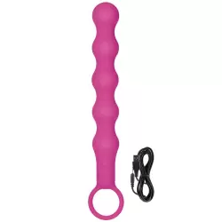 Гибкая анальная вибро-цепочка Lust by Jopen L4.5 – розовая