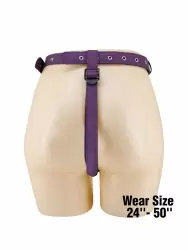 Элегантные трусы для страпона Baile HARNESS BRIEFS, фиолетовые