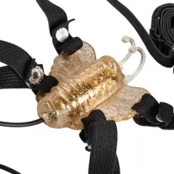 Вибростимулятор клитора Butterfly – золотой