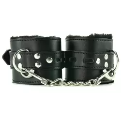 Наручники Cumfy Cuffs с мехом – черные