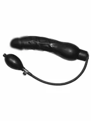 Реалистичный фаллоимитатор Master Series, надувной, 25,4 см, черный