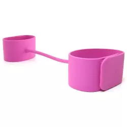 Наножники силиконовые Silicone Submissions Ankle Cuffs – розовые