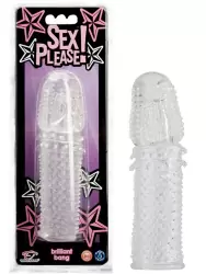 Насадка-удлиннитель Sex Please! Brilliant Bang Penis Enhancer – прозрачная	
