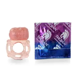 Эрекционное кольцо Screaming O - Big O Glow светящееся – оранжевый