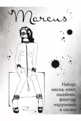 Кружевной набор из 6 предметов TOYFA Marcus – пурпурный