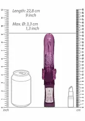 Вибратор кролик Rotating Butterfly - фиолетовый