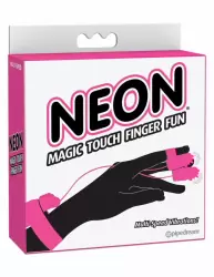 Вибронасадки на пальцы Neon Magic Touch Finger Fun с выносным пультом управления - розовый