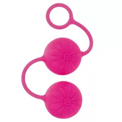 Вагинальные шарики Posh Silicone “O” Balls - розовый
