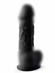 Реалистичный фаллоимитатор SILEXD Model 4, 21,5 см, силикон, черный