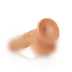 Фалоимитатор Straight Realistic Dildo  Balls  Suction Cup - 8''/ 20,5 cm