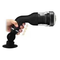 Ротатор для мастурбации Rotation Lover с поворотным креплением – черный