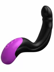 Массажер простаты Pipedream Hyper-Pulse P-Spot Massager, 10 режимов, чёрно-фиолетовый