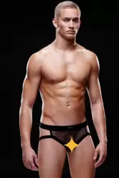 Черные джоки, трусы мужские - L/XL