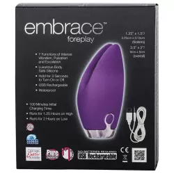 Вибромассажер Embrace Foreplay перезаряжаемый – фиолетовый