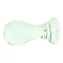 Анальный стимулятор Crystal Pops Large из стекла – прозрачный