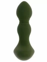 Анальная пробка Evolved Lieutenant, с вибрацией, 10 режимов, хаки