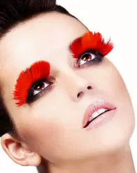 Ресницы перьевые Baci Артам – красный