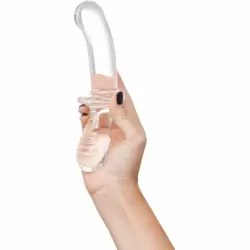 Стеклянный фаллоимитатор Double Crystal, 24 см, двухсторонний, прозрачный