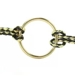 Кляп рамка Open Mouth Gag черный с золотом