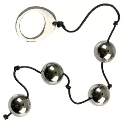 Анальные шарики Alchemy Metallics металлические – серебристые